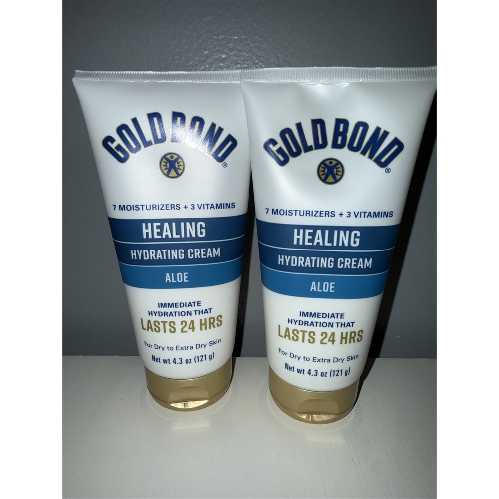 2 Gold Bond Healing/Hydrating Cream Aloe - Immediate Hydration 4.3 Oz. Dry‎ Skin